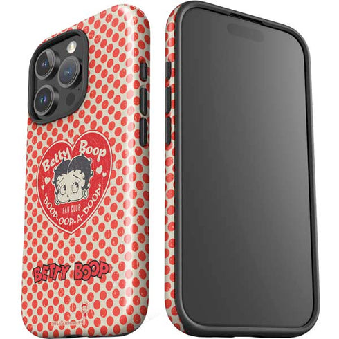 Betty Boop Red Heart iPhone 16 Pro Impact Case